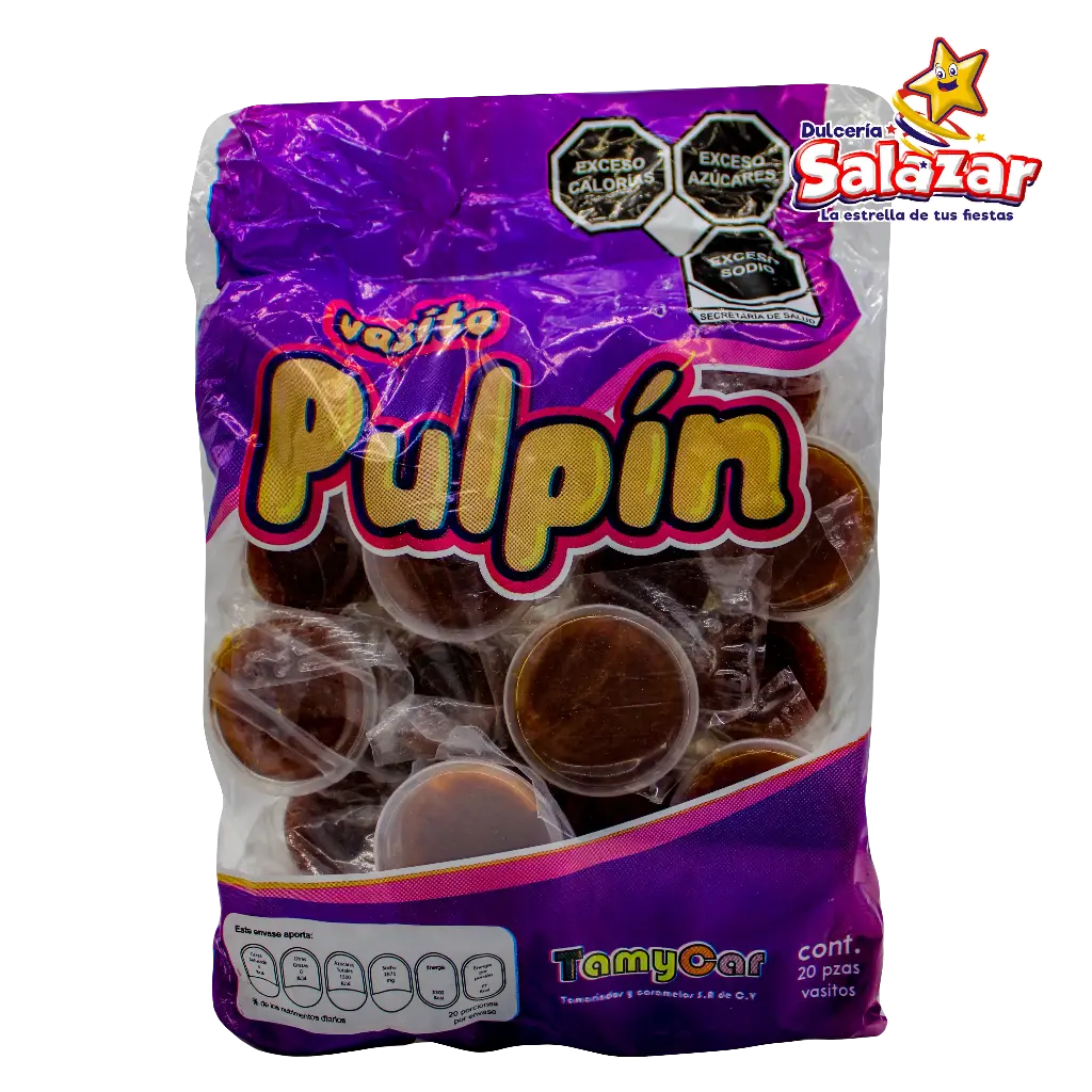 TAMARINDO VASO PULPIN DE TAMARINDO -B.600G- "C/16/20"