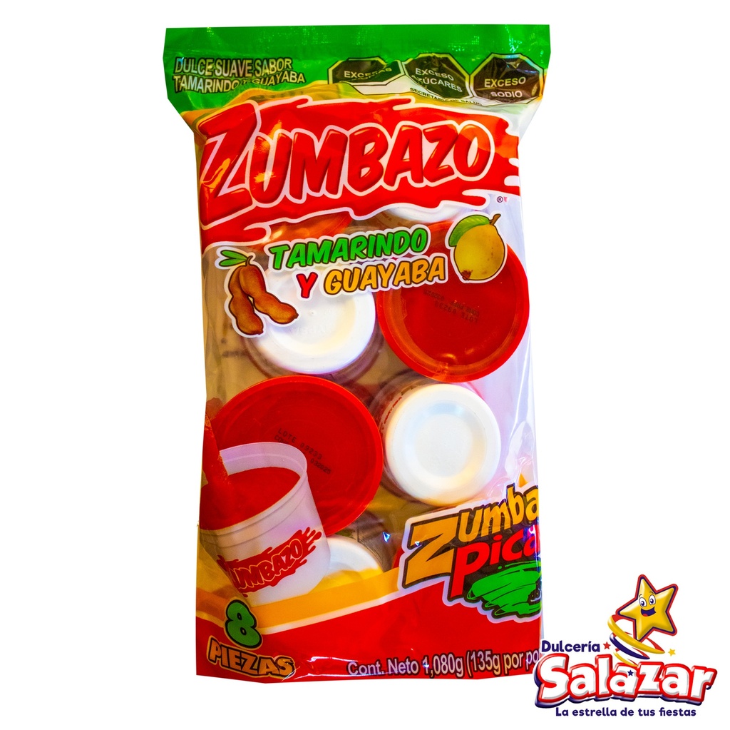 [ZUM0002] TAMARINDO VASO TAMARINDO ZUMBA PICA -B.1.08KG- "C/16/8"