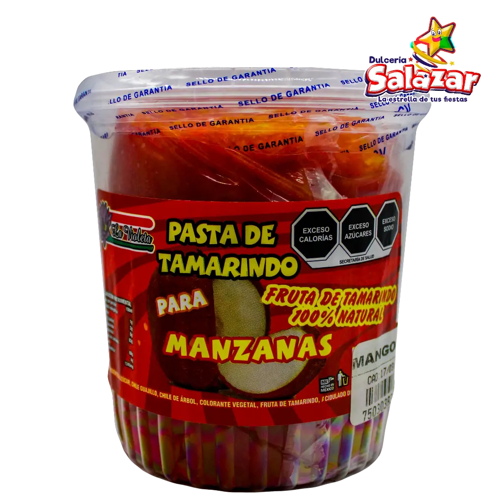 [VIO0019] TAMARINDO VIOLETA PASTA MANZANA MANGO -BOT.1KG- "C/16/1"