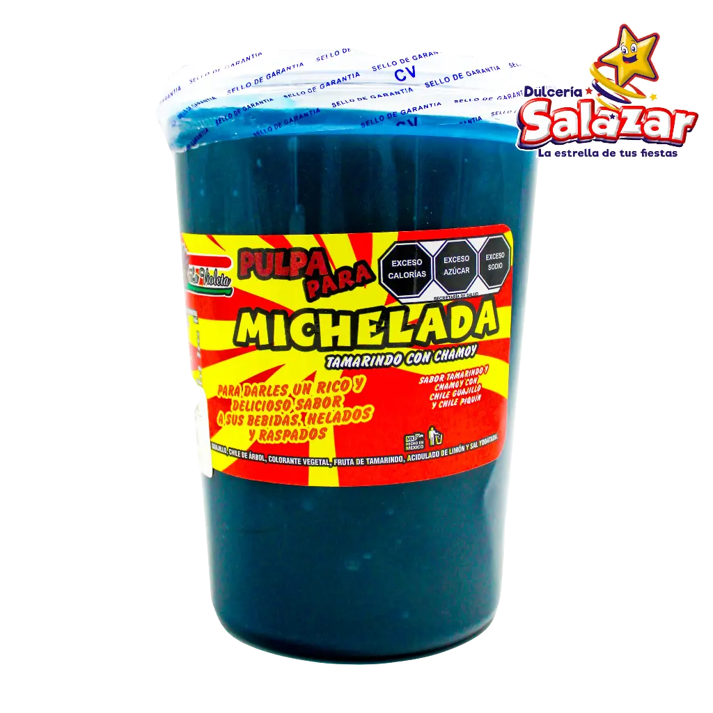 [VIO0021] TAMARINDO VIOLETA PULPA PARA MICHELADA MORA AZUL -BOT.1.35KG- "C/6/1"