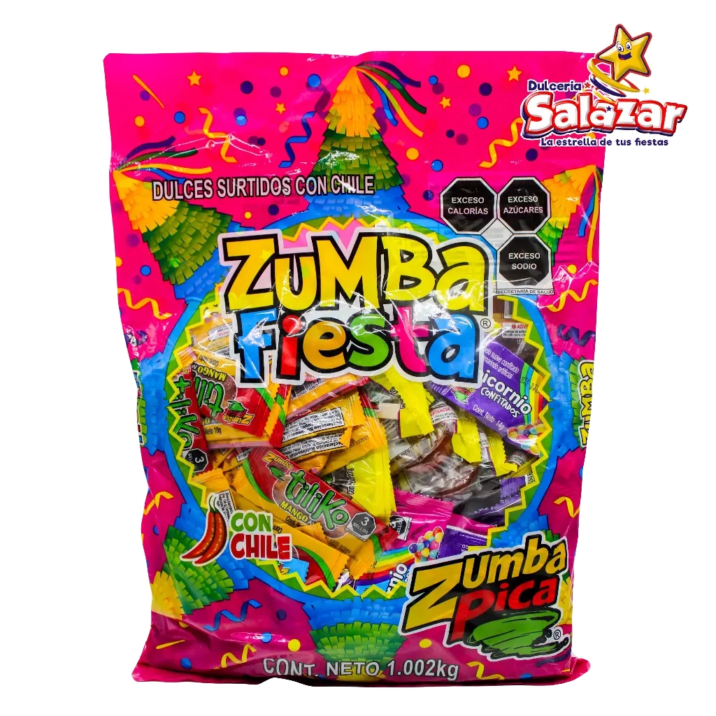 [ZUM0006] TAMARINDO ZUMBA FIESTA SURTIDO -B.978G- "C/6/1"