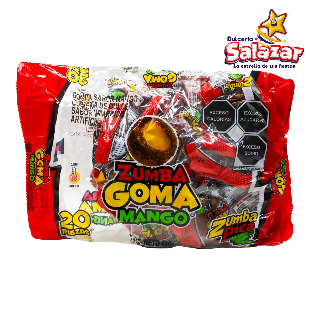 TAMARINDO GOMA MIX MANGO/TAM ZUMBA -B.440G- "C/20/20"