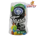 TAPA LISA P/VASO POLIPRO No. 4A/8 REYMA  TP4A8 -B.50PZA- "C/20/50"