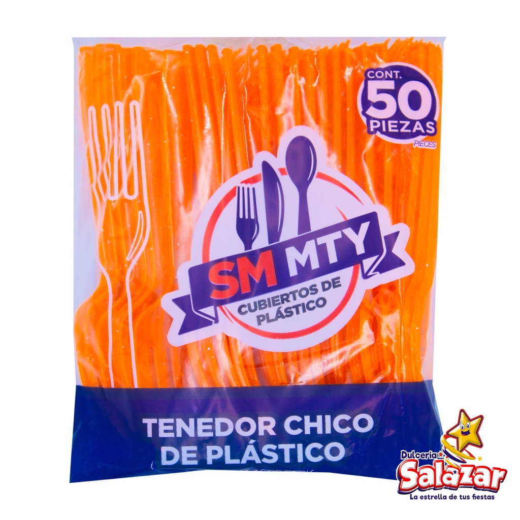 [DESE0009] TENEDOR CHICO NARANJA NEON SMMTY "C/60/50"