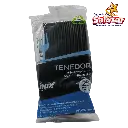 TENEDOR NEGRO INIX -B.25PZA- "C/40/25"