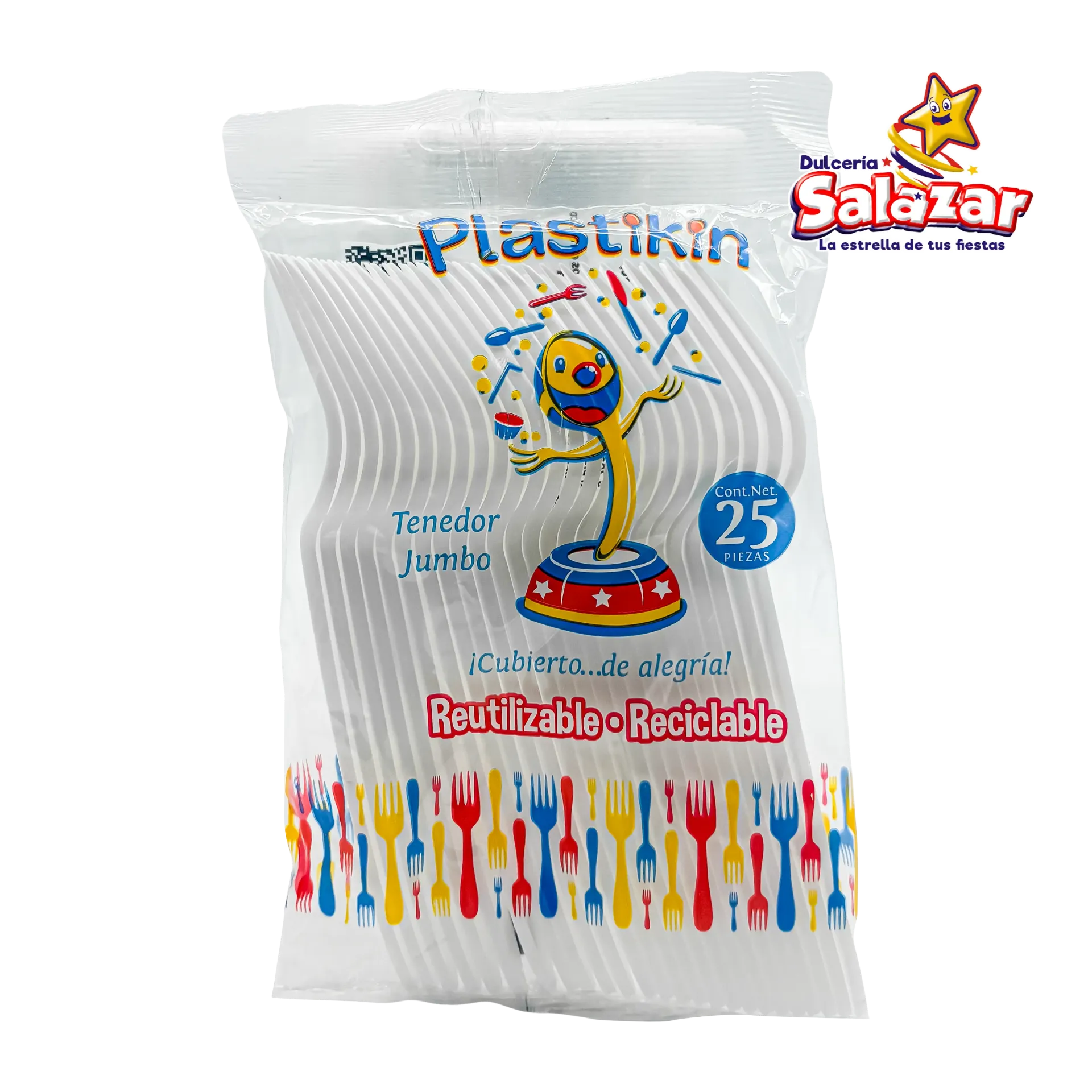 TENEDOR SOPERO  PLASTIKIN -B.25P- "C/40/25"