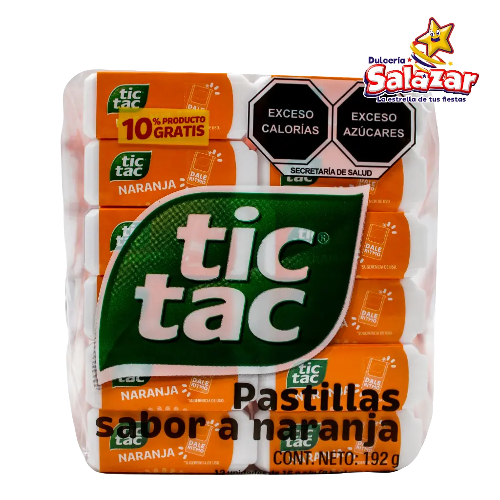 [FER0009] TIC TAC NARANJA -D.192G- "C/12/12"