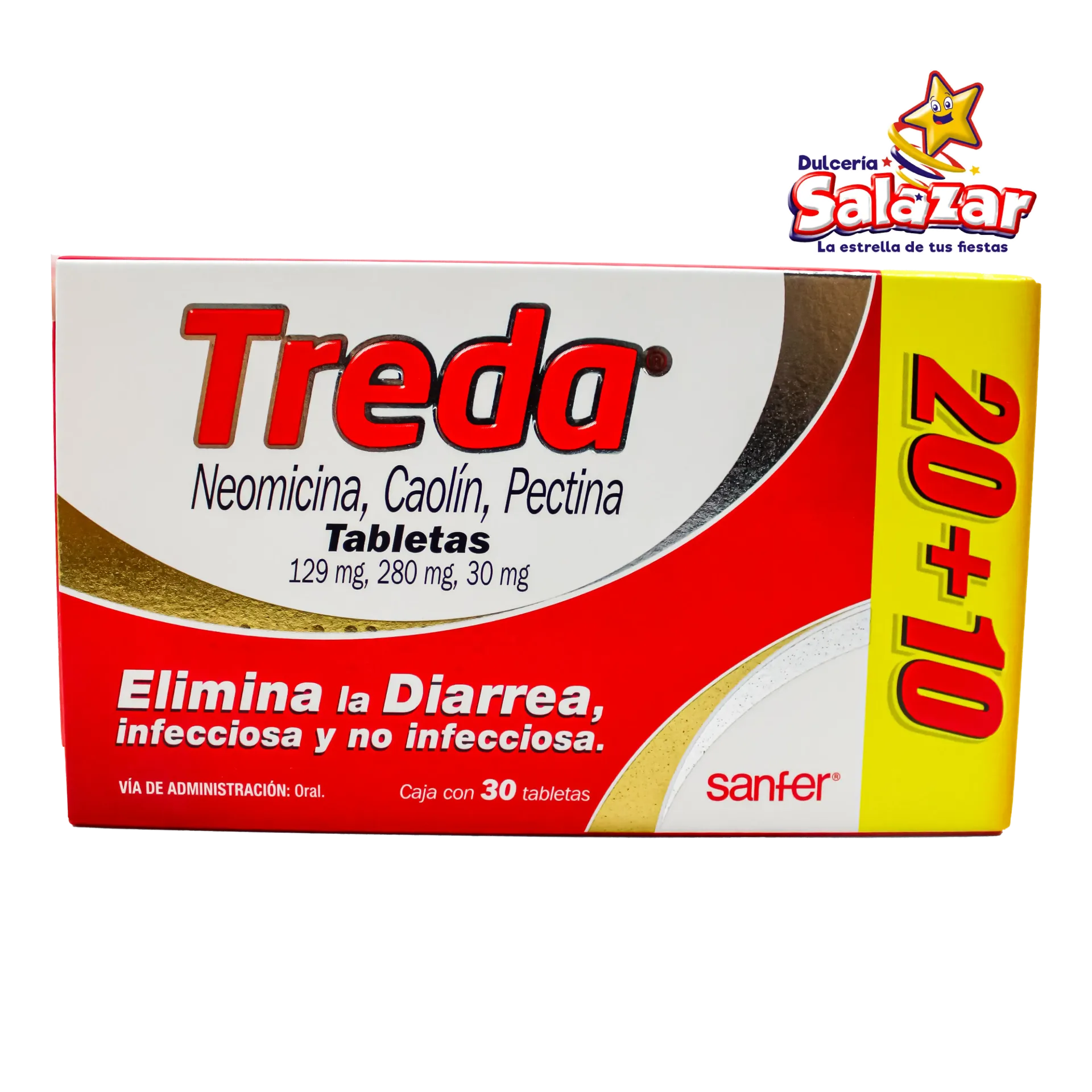 [OTC0092] TREDA C/20+10 TABLETAS -E.1PZA- "C/20/1"