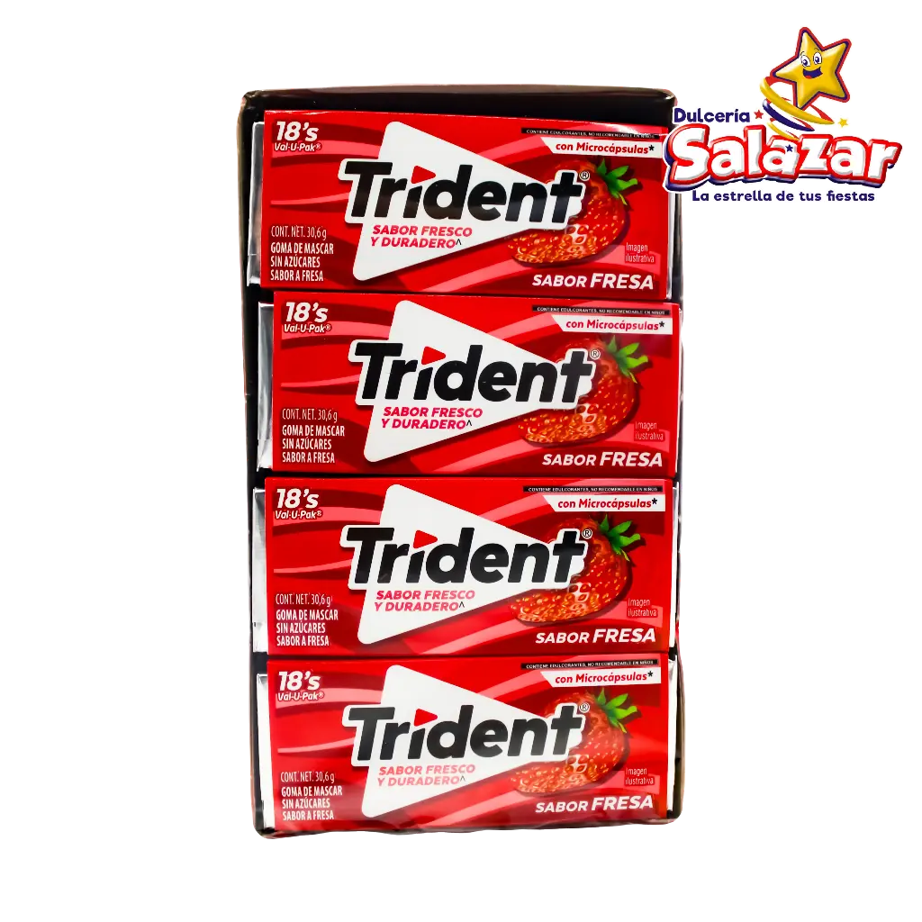 [ADA0043] CHICLE TRIDENT VALUPACK FRESA -D.367.2G- "C/12/12"