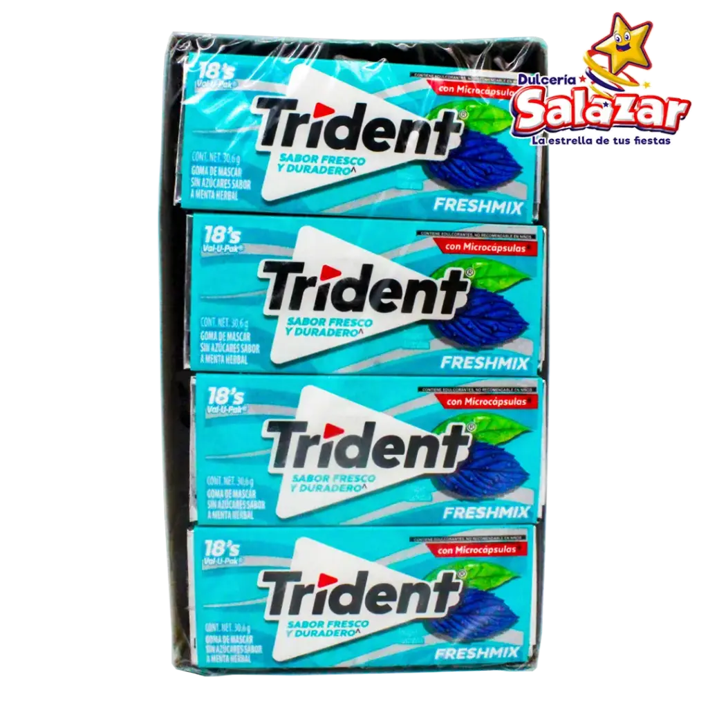 [ADA0005] CHICLE TRIDENT VALUPACK FRESHMIX -D.367.2G- "C/12/12"