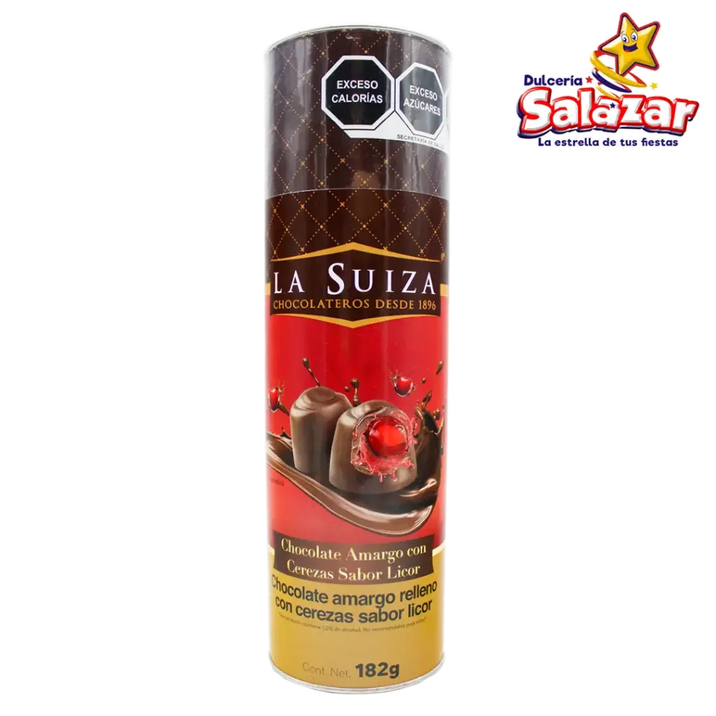 [SUI0024] TUBO CEREZA LICOR L SUIZA -LAT.182GR- "C/6/1"