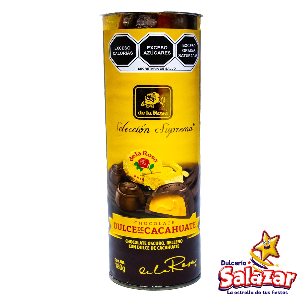 TUBO SELECCION SUPREMA CHOCOLATE RELLENO -B.180G- "C/10/1"