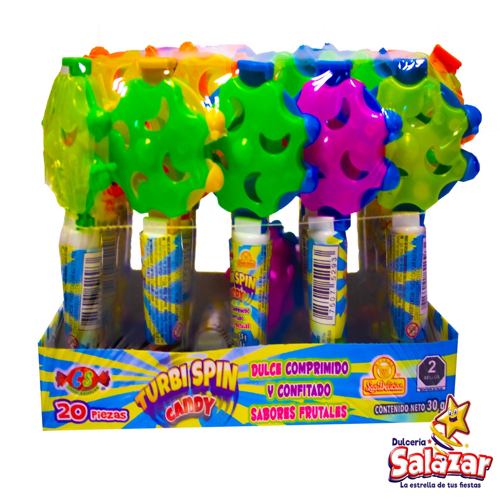 [DEL0043] TURBI SPIN CANDY LAS DELICIAS -D.30G- "C/18/20"