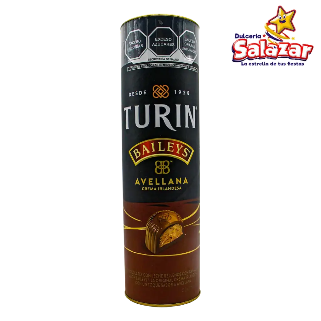 [TUR0028] TURIN BAILEYS AVELLANA TUBO -D.180G- "C/6/1"