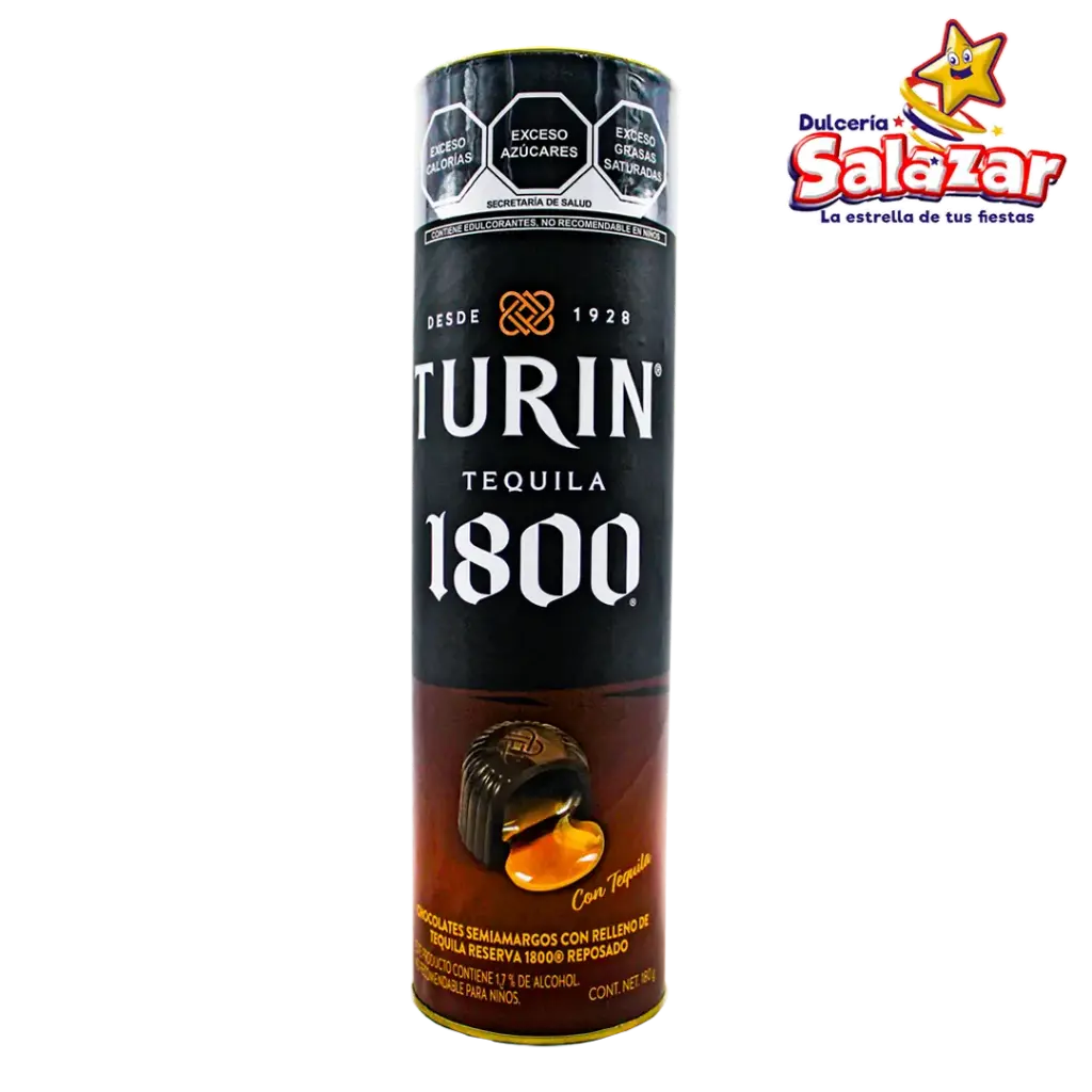TURIN TEQUILA 1800 TUBO -E.180GR- "C/6/1"