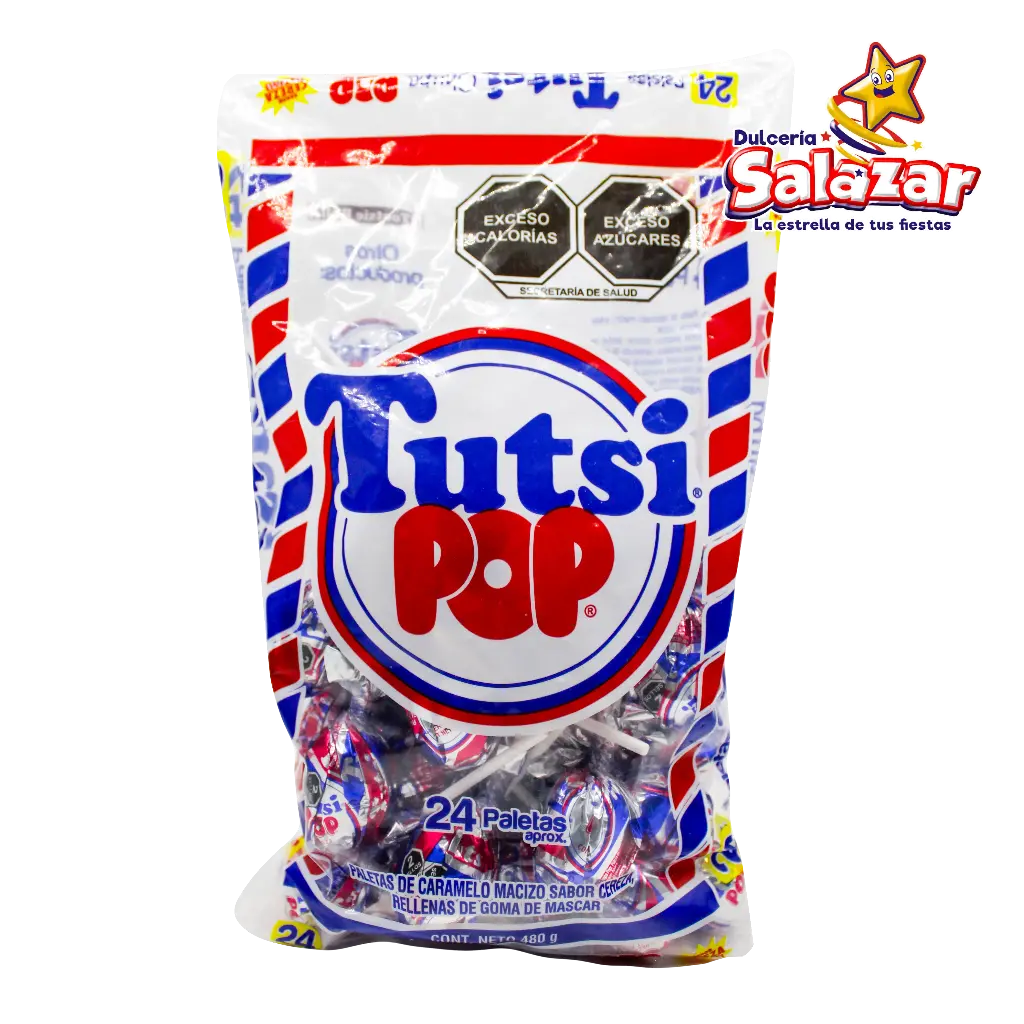 [TUT0001] PALETA TUTSI CHUPA POP -B.480G- "C/36/24"