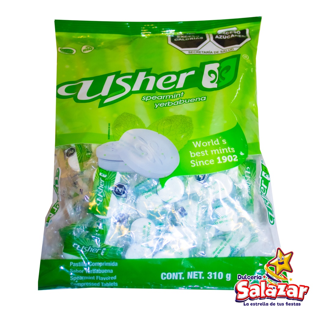 [USH0002] USHER SOBRE YERBABUENA -B.310G- "C/40/100"