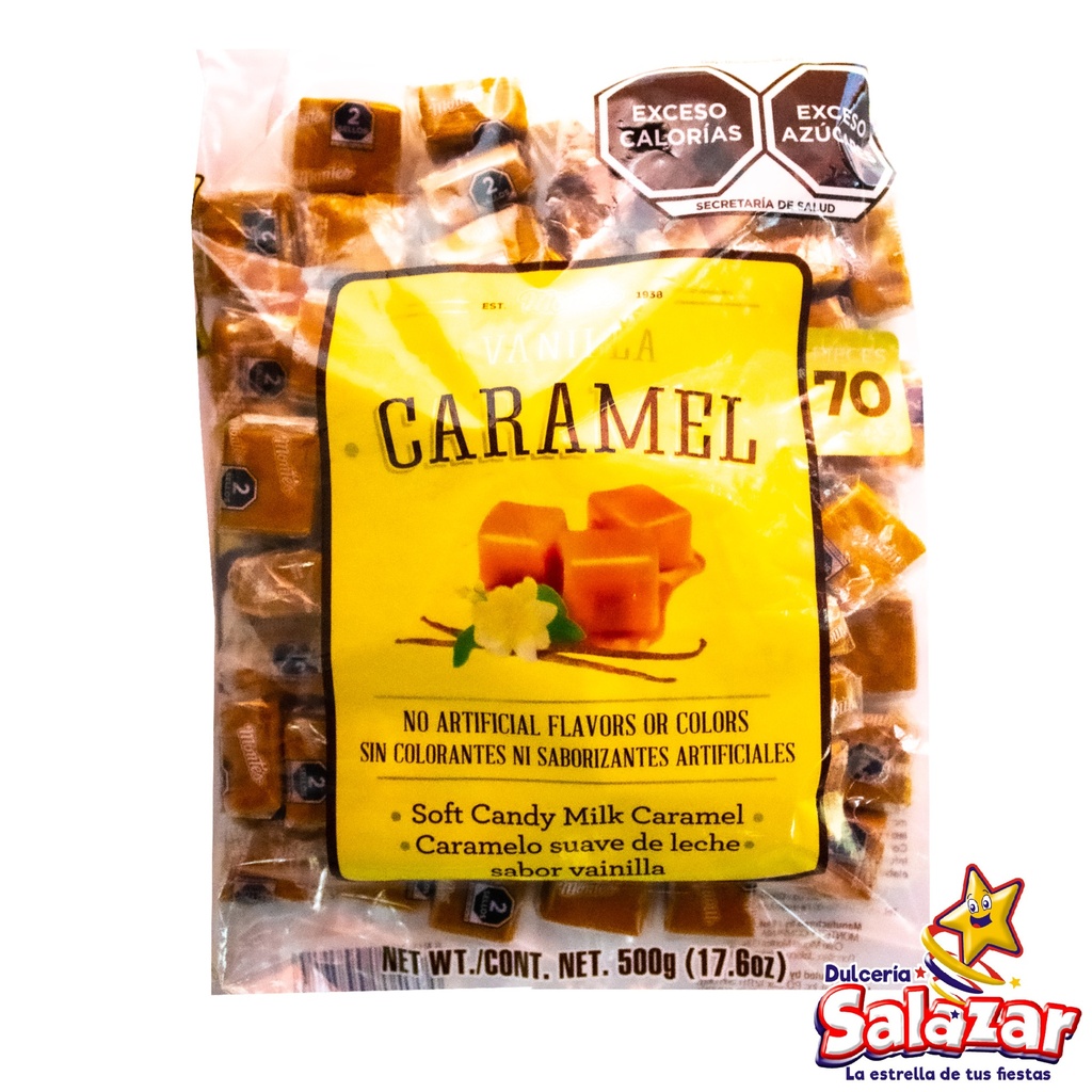 [MON0007] CHICLOSO VAINILLA CARAMEL MONTES -B.500G- "C/20/70"
