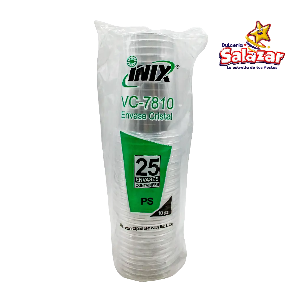 [INIX0103] VASO 10oz TIPO CRISTAL VC-7810 INIX "C/40/25"