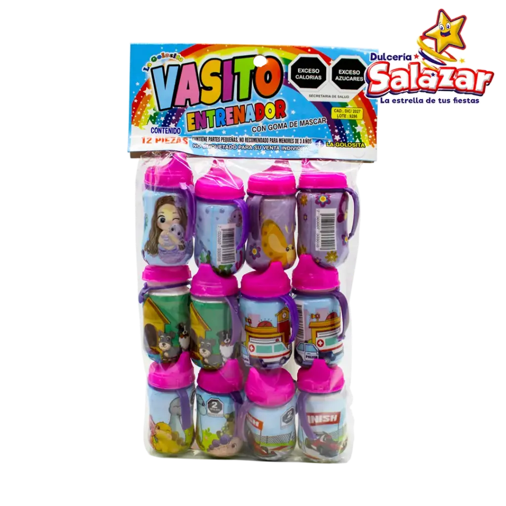 [MOY0012] VASO ENTRENADOR LA GOLOSITA -B.12PZA- "C/24/12"