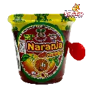 VASO NARANJA PICOSITO BARDI "C/30/1"