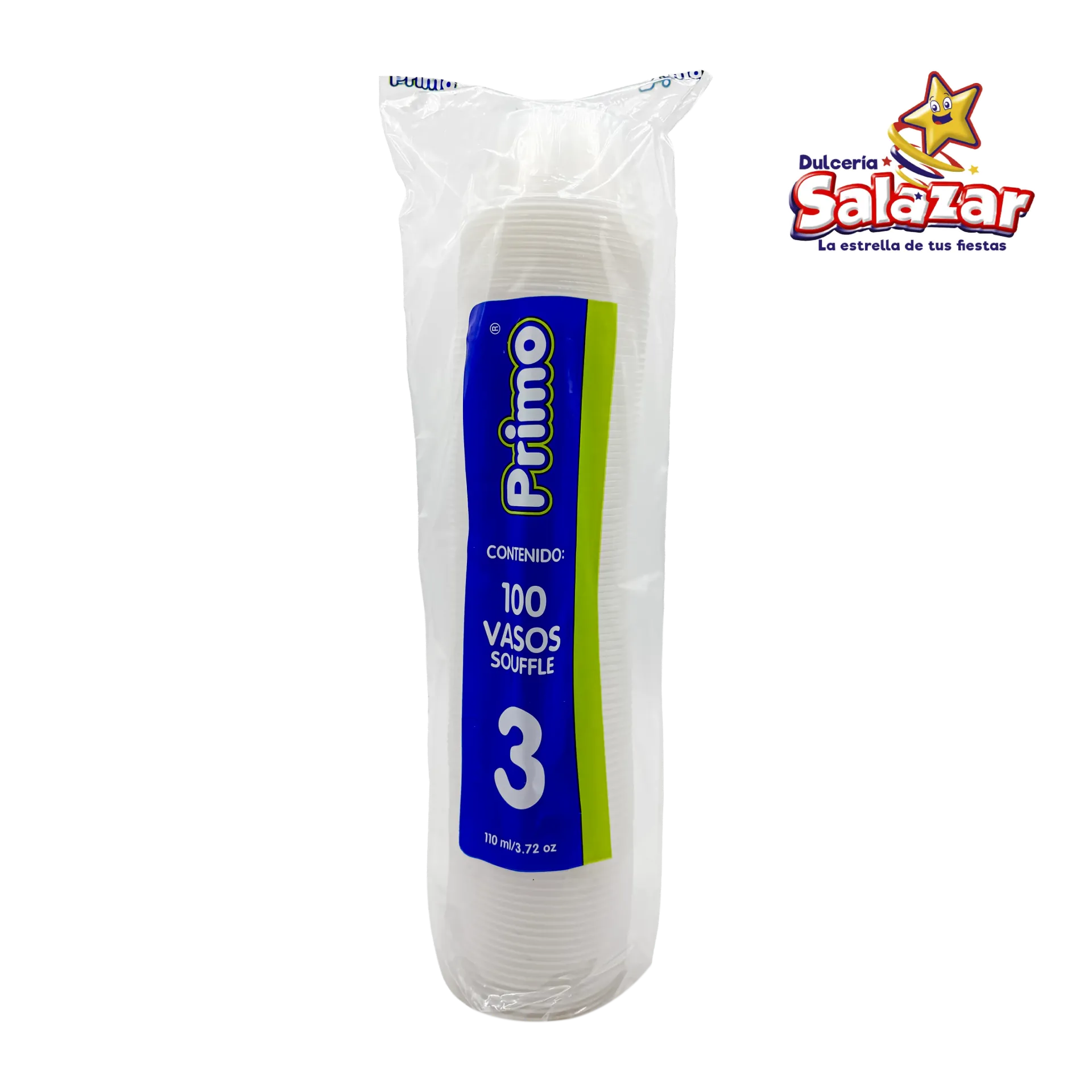 [PRI0028] VASO PLAST #3 SOUFFLE PRIMO -B.100PZA- "C/12/100"