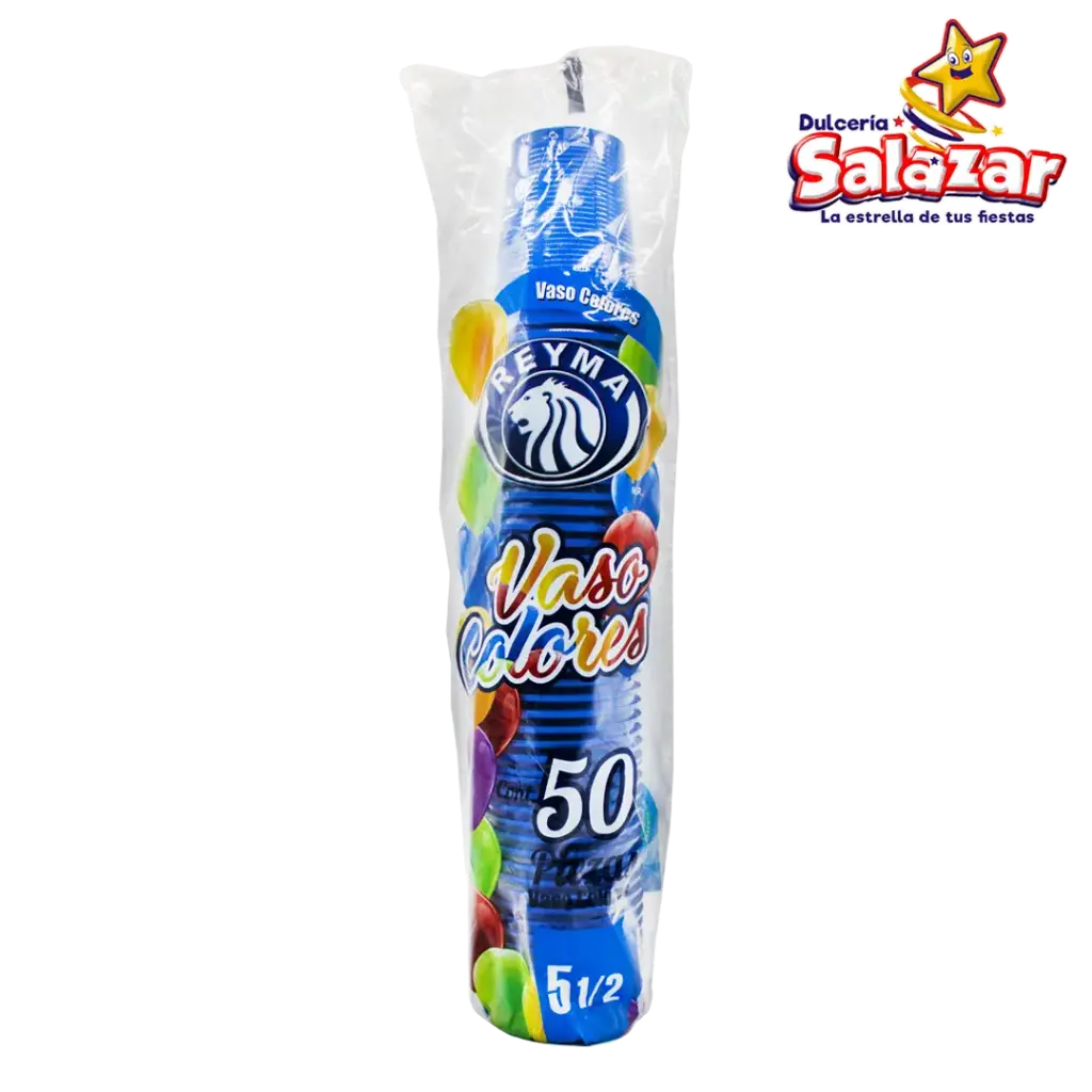 [REYM0151] VASO POLIPRO No. 5 1/2 MULTICOLOR REYMA VP51/2MC -B.50PZA- "C/20/50"