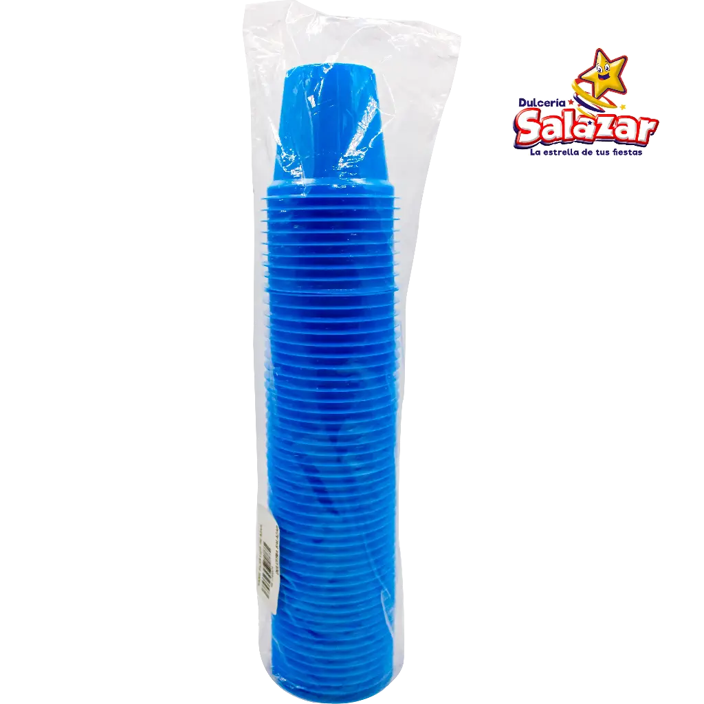 VASO POLIESTIRENO No. 5 AZUL REYMA  VPS5A -B.50PZA- "C/20/50"