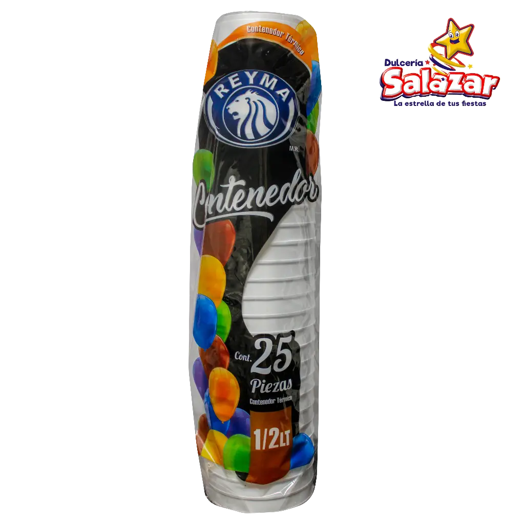 [REYM0047] VASO TERMICO No.1/2 LITRO REYMA  VT1/2LT  -B.25PZA- "C/20/25"