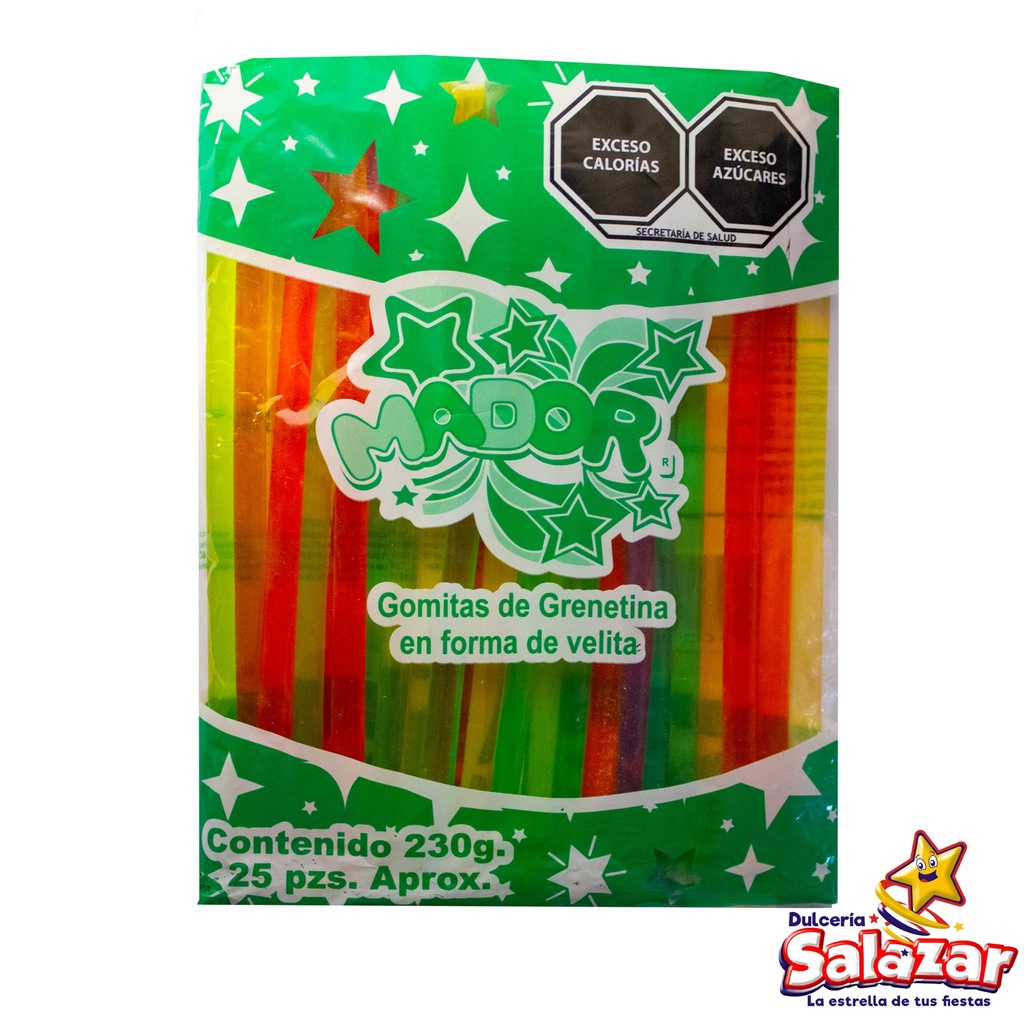 VELA BAMBU AGUA 25PZA -B.230G-  "C/50/25"