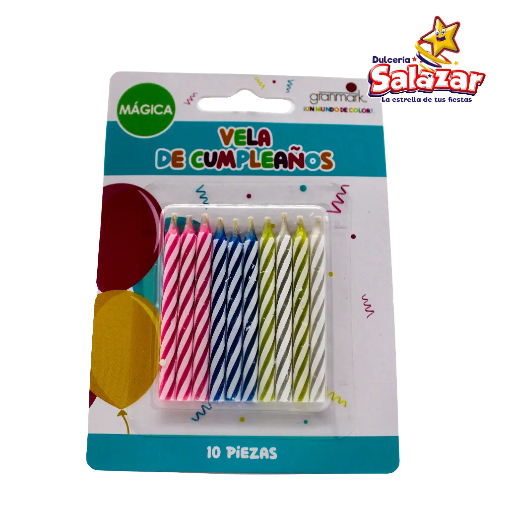 [GRN0004] VELA SURTIDA MAGICA GRANMARK -D.10PZA- "C/12/10"