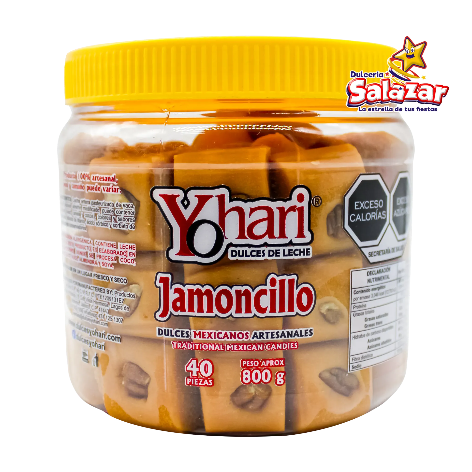 [YOHA0005] VITROLERO TROZO NUEZ YOHARI -V.40PZA-   "C/8/1"