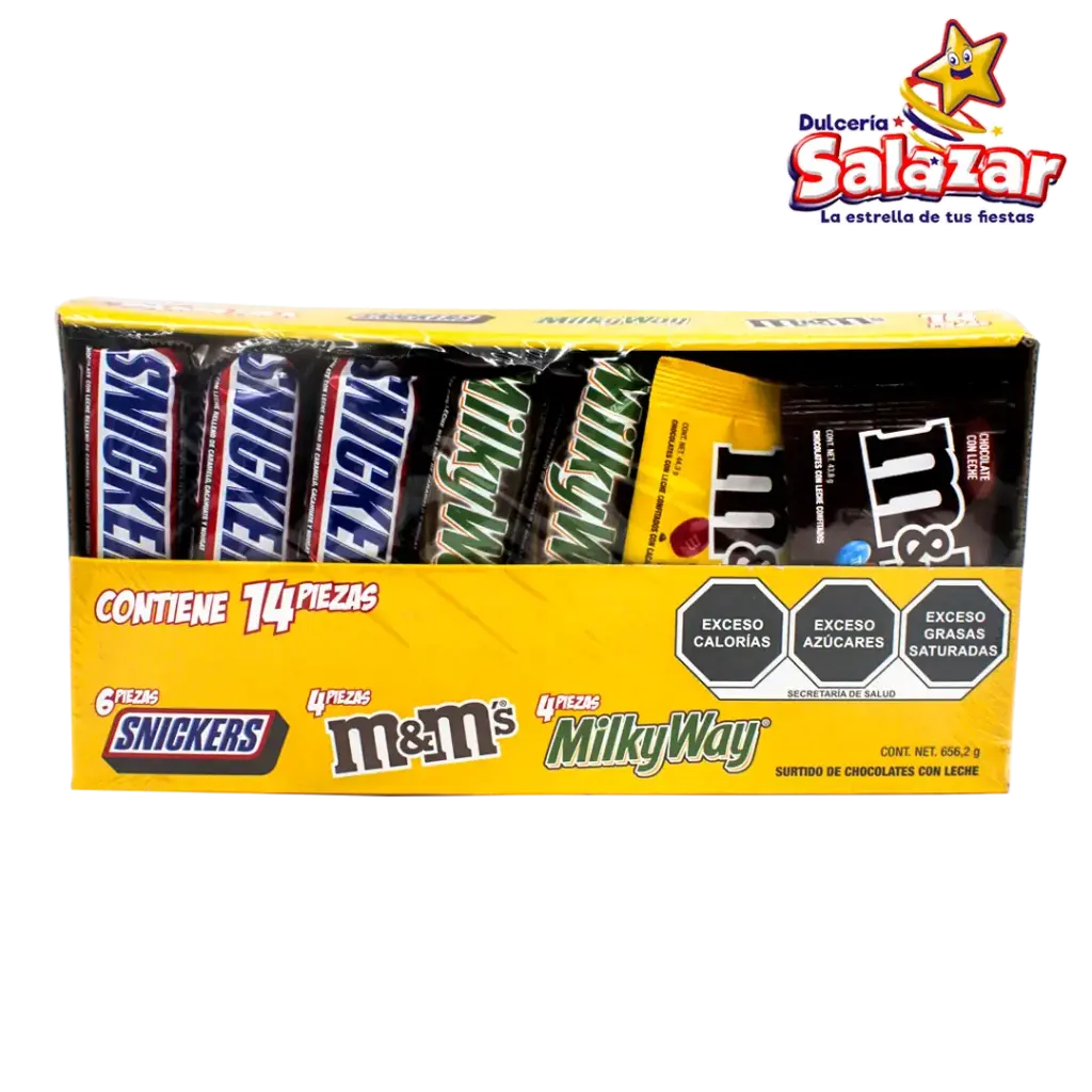[EFF0197] VP TRADICIONAL SNICKER,MILKY,M&M -D.656.2G- "C/10/14"