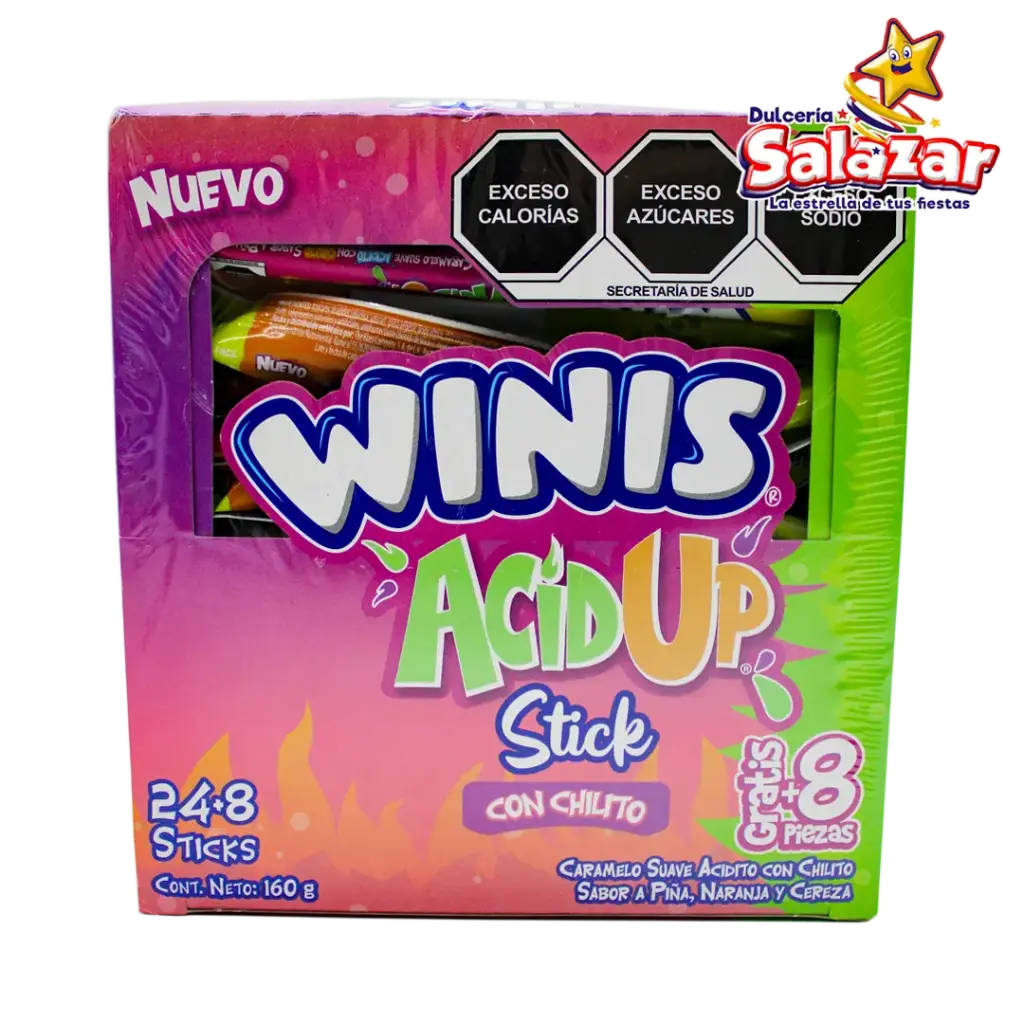 [CON0006] WINIS ACID UP STICK CON CHILITO -D.160G.- "C/24/24+8"