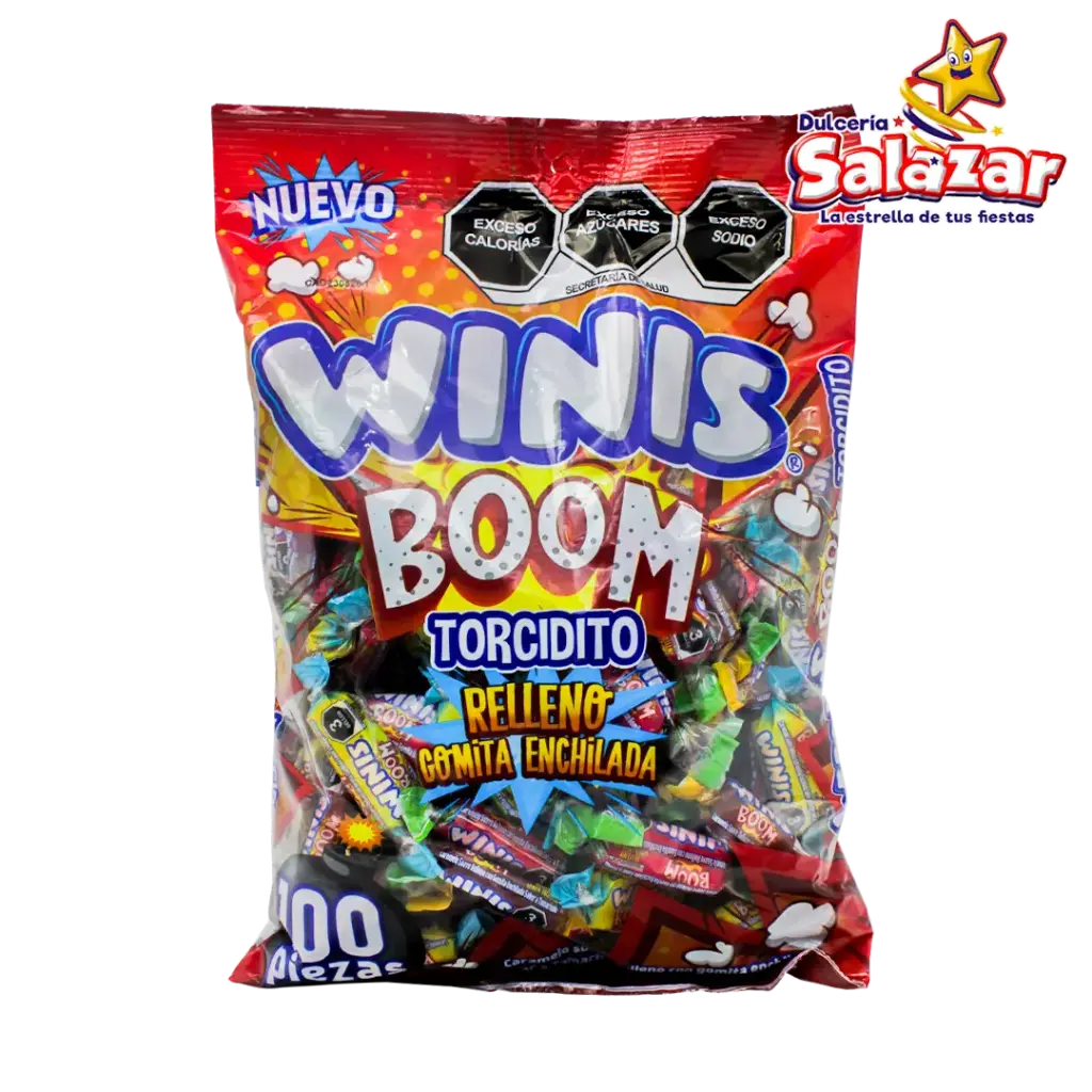 [CON0109] WINIS BOOM TORCIDITO RELLENO -B.300G- "C/24/100"
