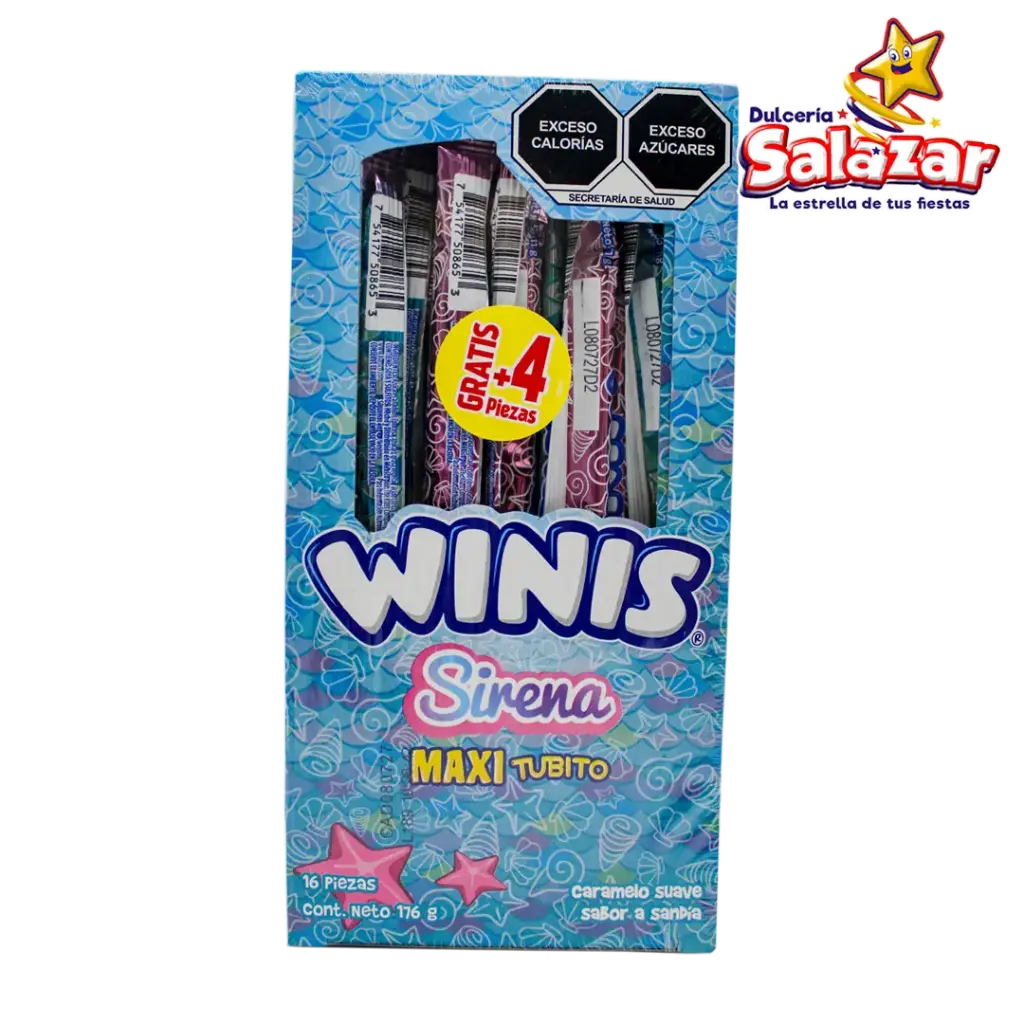 [CON0009] WINIS MAXI TUBITO SIRENA -D.176G- "C/36/16"
