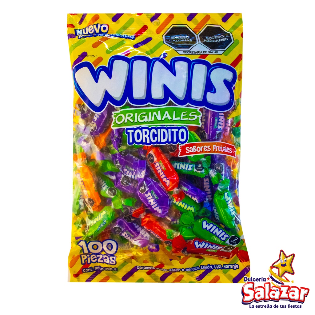 WINIS ORIG. FRUTAL DOBLE TORCIDO -B.300GR-"C/24/100"
