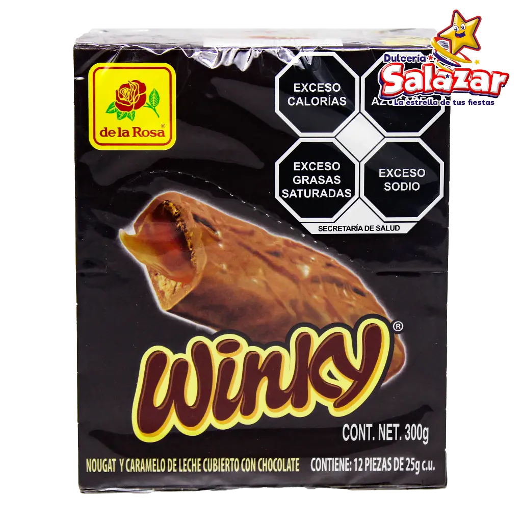 [ROS0014] WINKY NOUGAT Y CAJETA DLR 25GRS -D.300G- "C/24/12"