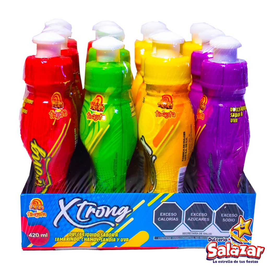 [TIN0085] XTRONG SABORES TINAJITA -D.420ML-"C/16/12"