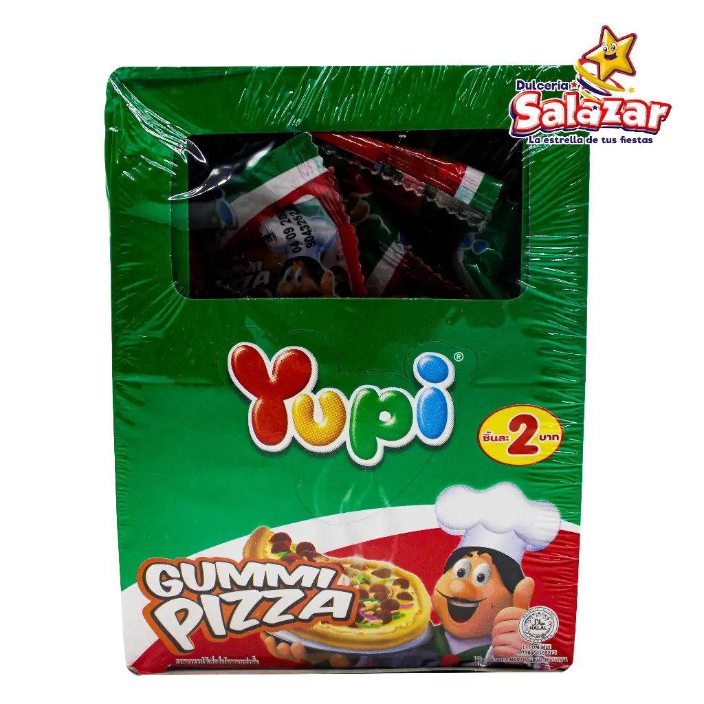 YUPI GUMMY PIZZA -D.192GR- "C/12/24"