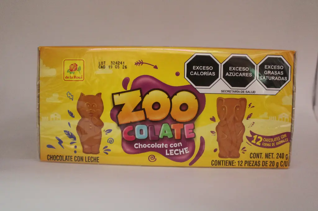 CHOCOLATE ZOOCOLATE DE LA ROSA -D.240GR -"C/20/12"