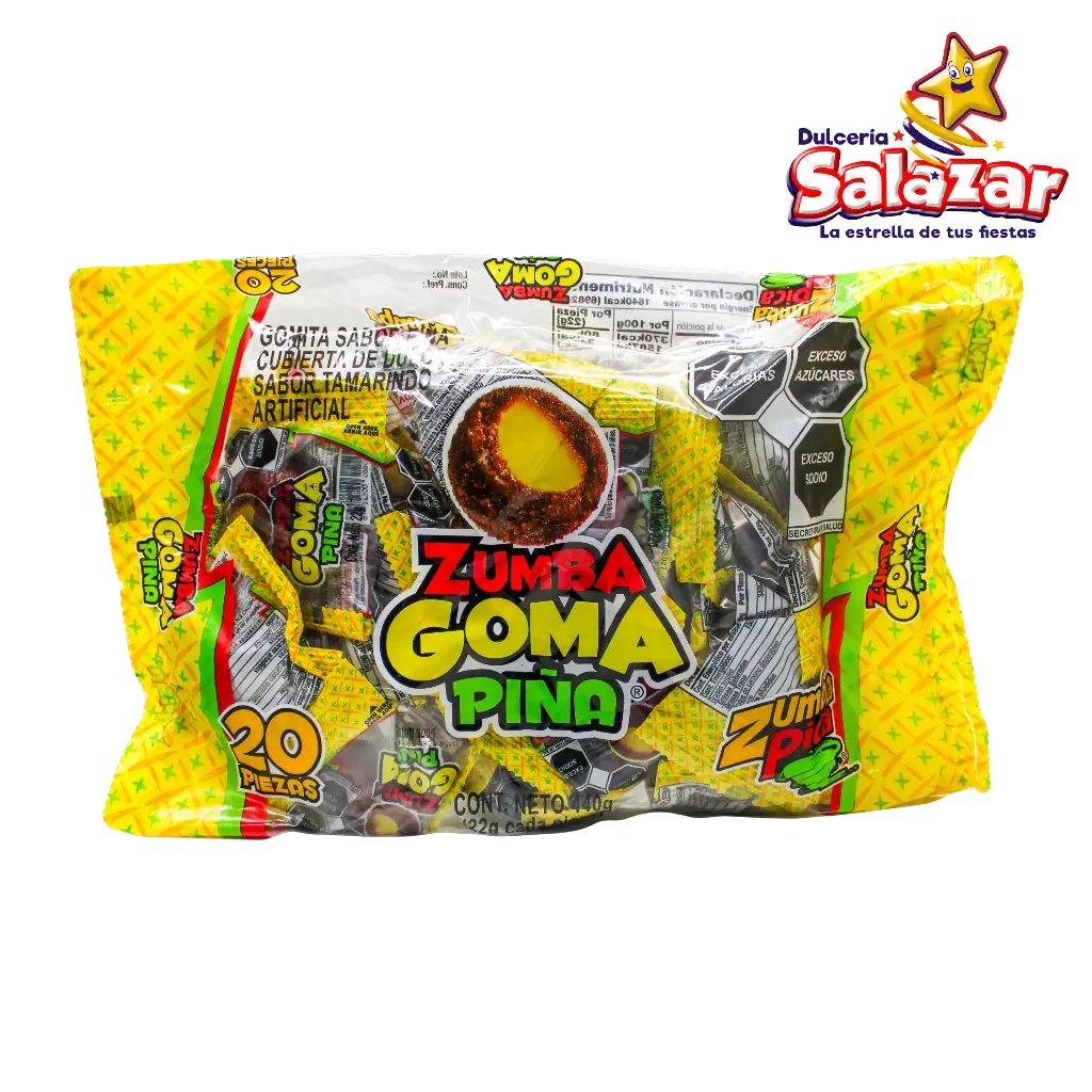 GOMA PIÑA ZUMBA -B.440G- "C/20/20"