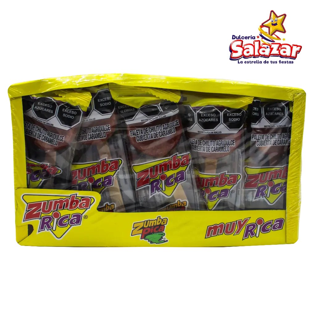 [ZUM0107] PALETA ZUMBA RICA -D.264G- "C/24/12"