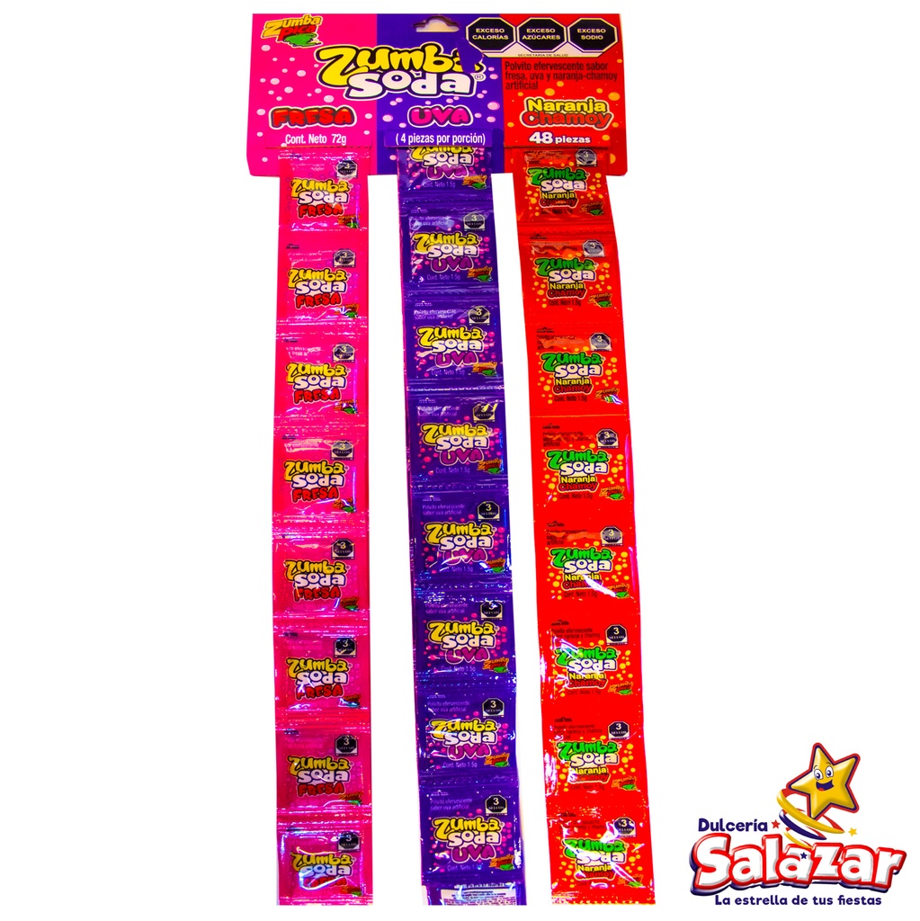 [ZUM0109] ZUMBA SODA TRIMIX F-U-N/CH -B.72G- "C/45/48"