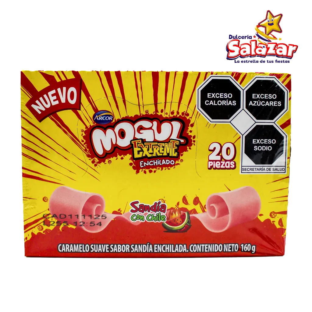 MOGUL EXTREME ENCHILADO SANDIA CON CHILE ARCOR -D.160G- "C/24/20" 