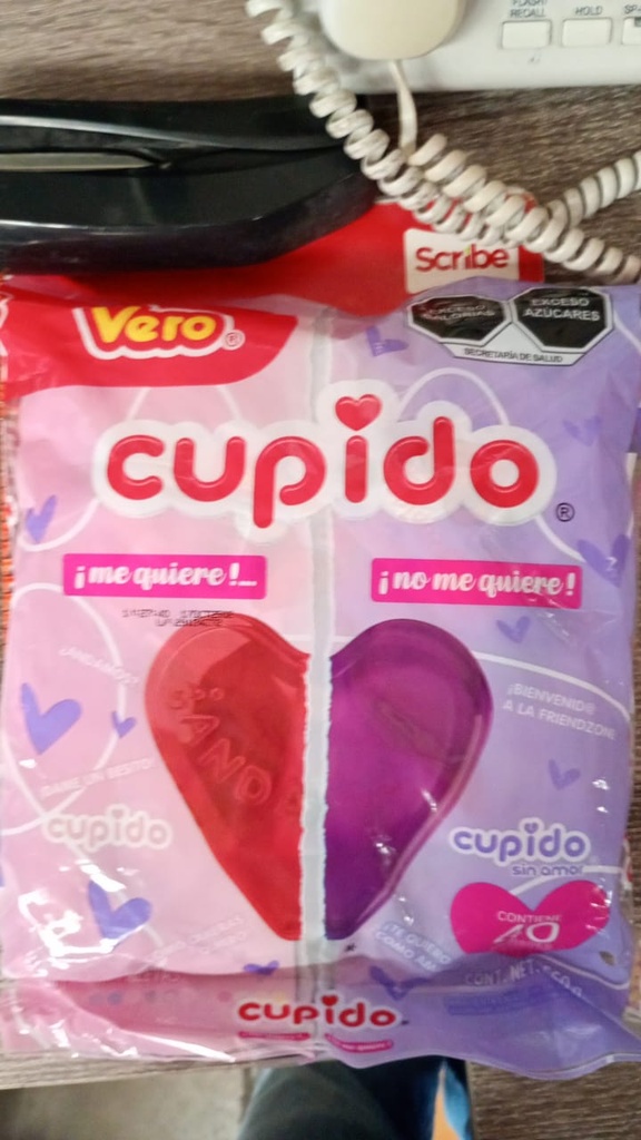 PALETA ANTICUPIDO UVA-CEREZA VERO -B.560G- "C/24/40"       