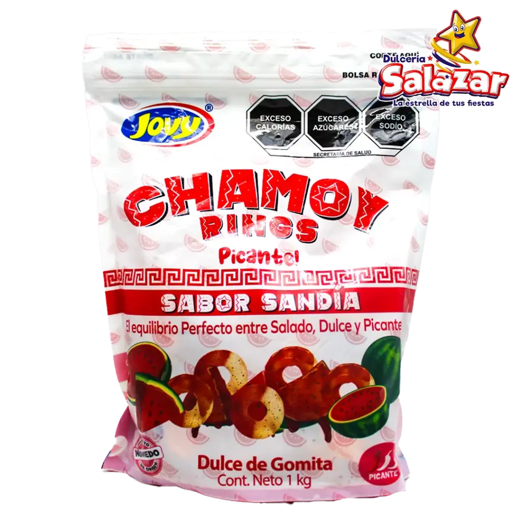 [JOV0078] JOVY CHAMOY RINGS SABOR SANDIA -B. 1KG -"C/10/1"