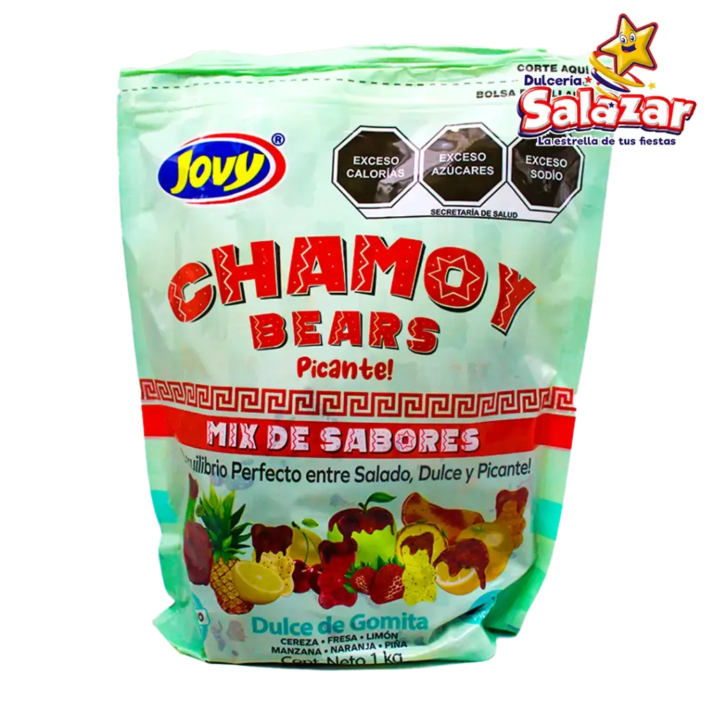 [JOV0079] JOVY CHAMOY BEARS OSITO MIX SABORES -B.1KG- "C/10/1"