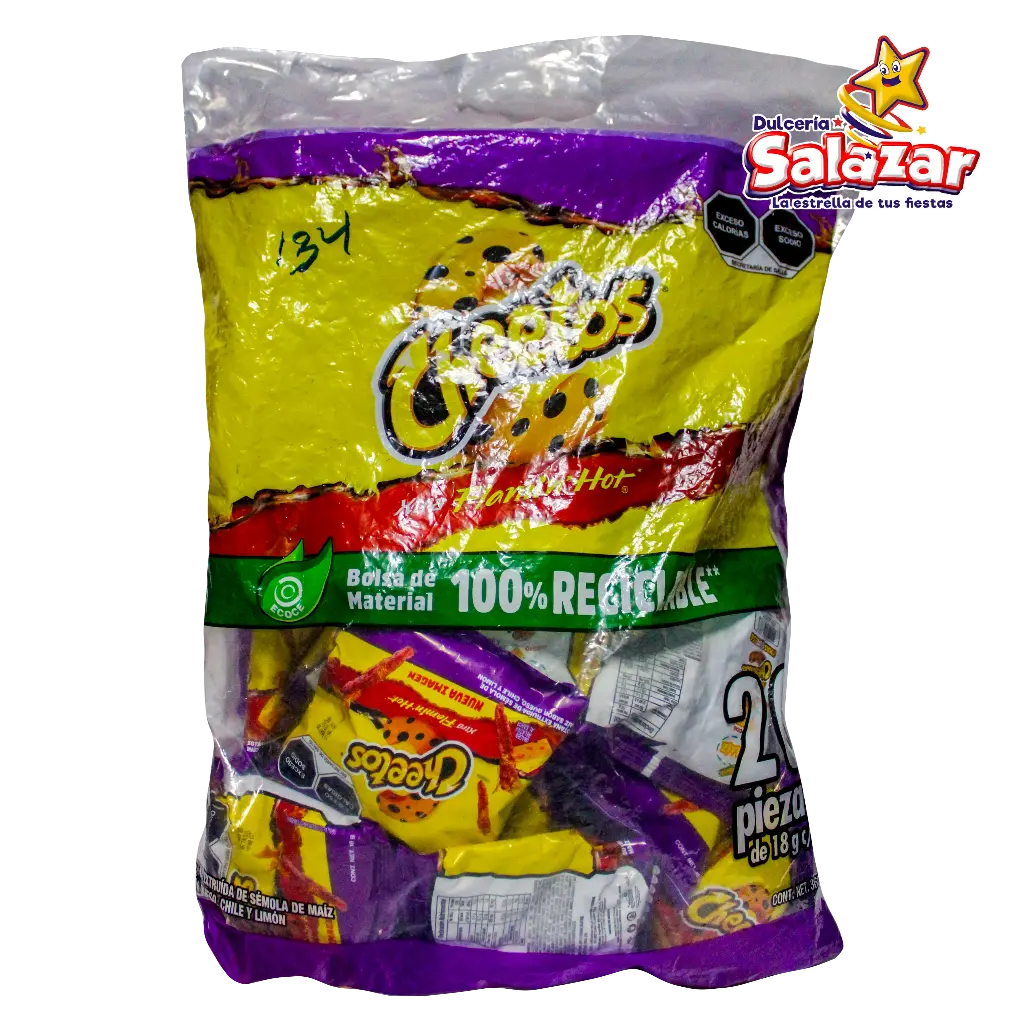 CHEETOS FLAMIN HOT -B.360G.- "C/5/20"