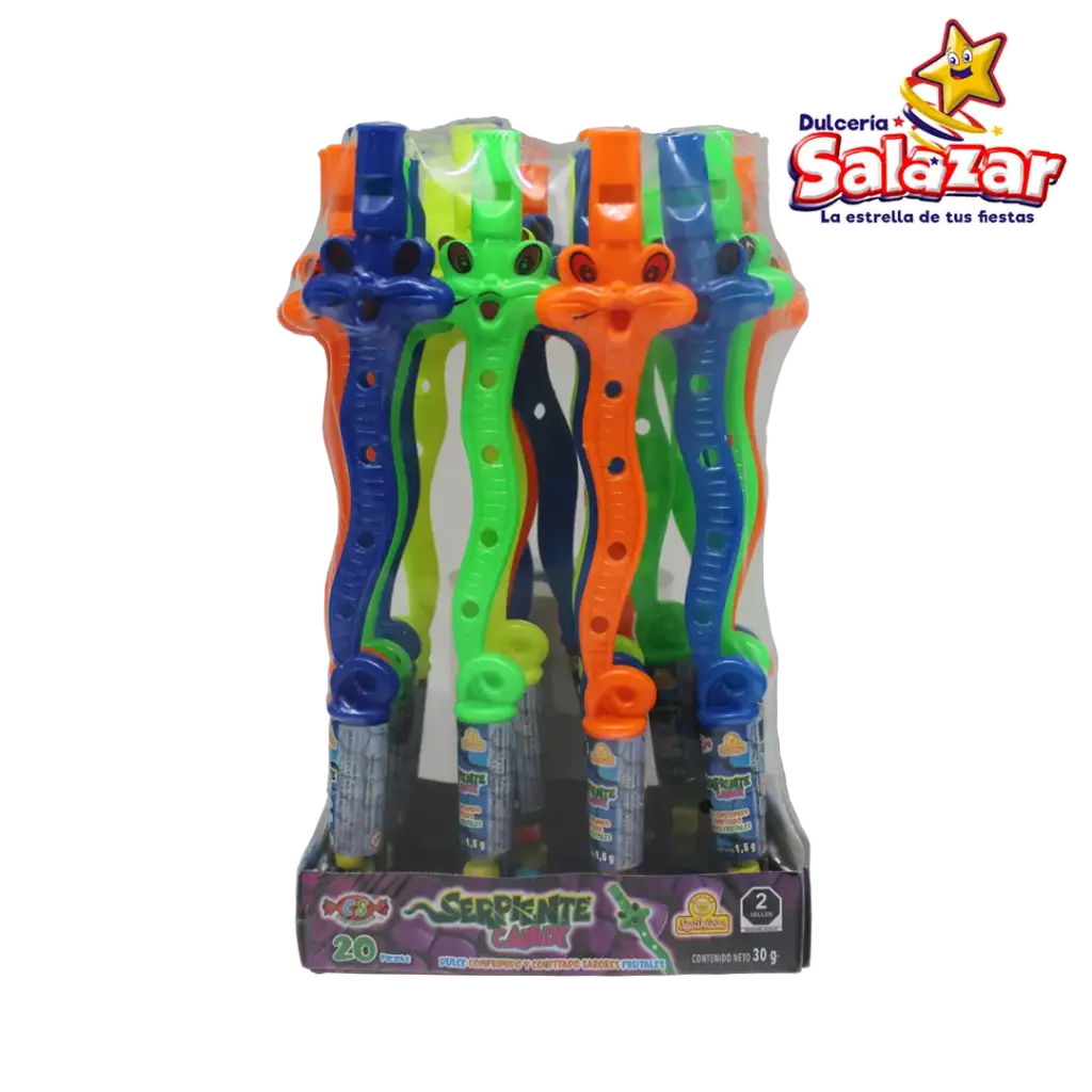 [DEL0413] SERPIENTE CANDY DELICIAS -D.20PZ- "C/18/20"